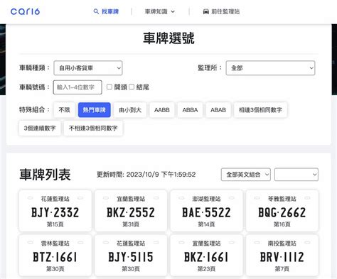 車牌 意思|台灣車牌分類查詢、顏色、號碼編排、特殊標誌、尺寸。